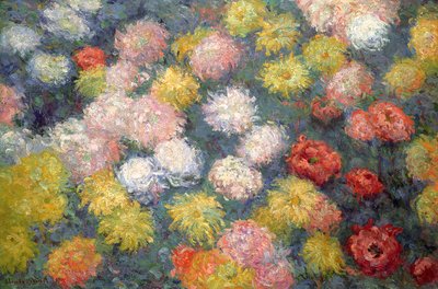 Chrysanthemums by Claude Monet